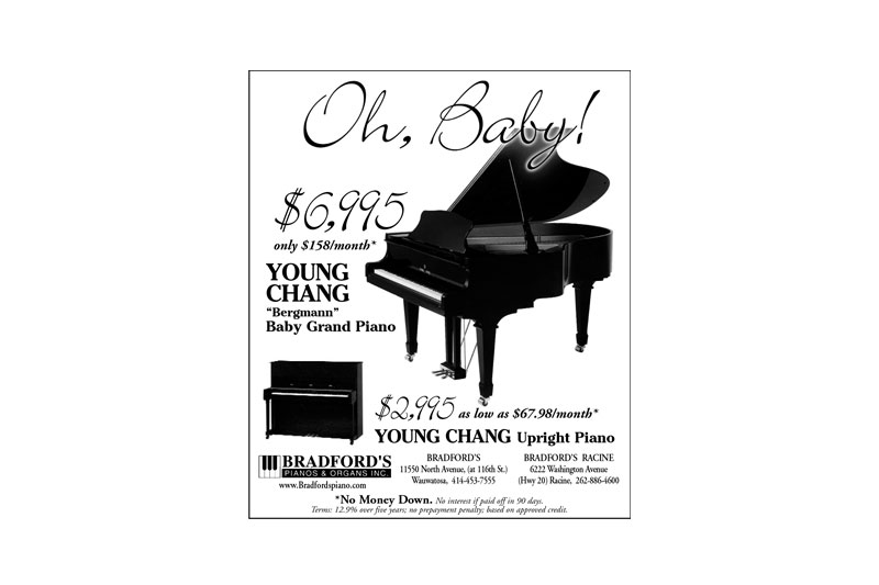 Oh Baby Ad for Piano Dealer