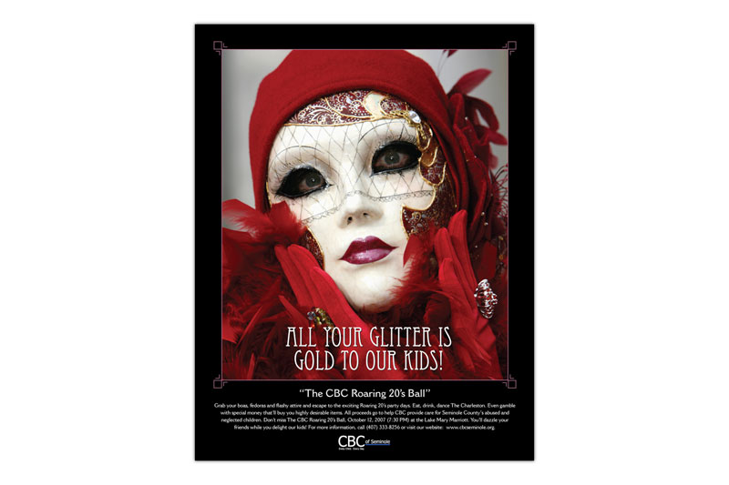 All Your Glitter Is Gold To Our Kids Ad for Community Based Care, Orlando