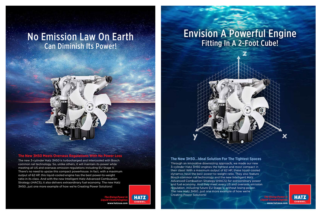 Engine Ads for Hatz Diesel Engines