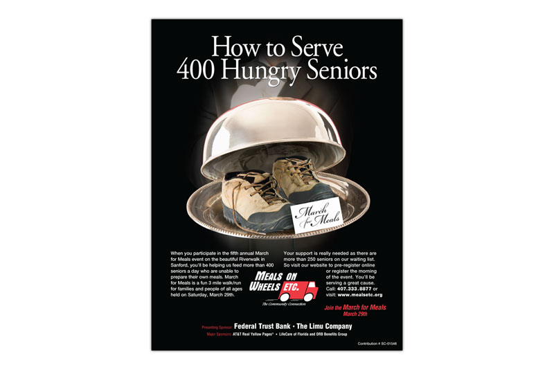 How To Serve 400 Hungry Seniors Ad for Meals On Wheels, Orlando