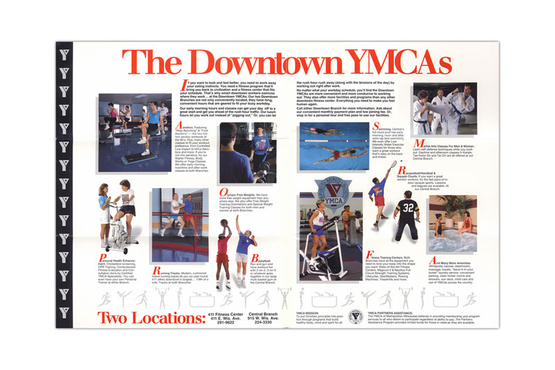 YMCA Brochure: Inside for YMCA